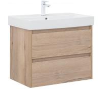 Тумба под раковину Aquanet Nova Lite 75 дуб крафт (2 ящика) Тумба под раковину Aquanet Nova Lite 75 дуб крафт (2 ящика)
