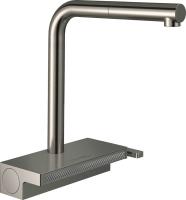 Смеситель для кухонной мойки Hansgrohe Aquno Select Керамический картридж, цвет Хром матовый (73830800) Смеситель для кухонной мойки Hansgrohe Aquno Select Керамический картридж, цвет Хром матовый (73830800)