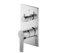 Смеситель для ванны с душем Bravat Prolate двухфункциональный (P69219CP-2-ENG)