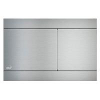 Кнопка смыва alcadrain FLAT 24.7х2х16.5 для инсталляции, пластик, цвет Хром матовый (FUN) Кнопка смыва alcadrain FLAT 24.7х2х16.5 для инсталляции, пластик, цвет Хром матовый (FUN)