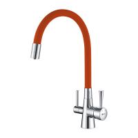 Смеситель Lemark Comfort LM3075C-Red для кухни с подключением к фильтру с питьевой водой Смеситель Lemark Comfort LM3075C-Red для кухни с подключением к фильтру с питьевой водой