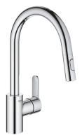 Смеситель для кухонной мойки Grohe Керамический картридж, цвет Хром (31482003)