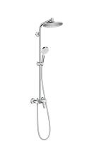 Душевая колонна Hansgrohe Crometta S 240 SHP с однорычажным смесителем (27269000) Душевая колонна Hansgrohe Crometta S 240 SHP с однорычажным смесителем (27269000)