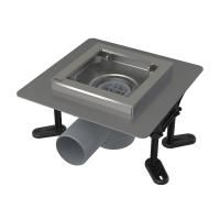 Душевой трап Alcadrain 130×130 из нержавеющей стали, без pешетки (APV130) Душевой трап Alcadrain 130×130 из нержавеющей стали, без pешетки (APV130)