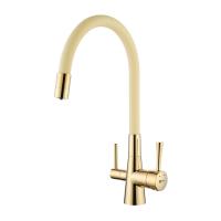 Смеситель Lemark Comfort LM3075G-Beige для кухни с подключением к фильтру с питьевой водой Смеситель Lemark Comfort LM3075G-Beige для кухни с подключением к фильтру с питьевой водой
