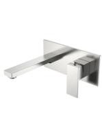 Cмеситель для раковины из стены Boheme Qubic Nickel Brushed 475-NB Cмеситель для раковины из стены Boheme Qubic Nickel Brushed 475-NB