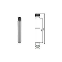 Удлинитель трубы D25X150 для душевых систем VIDIMA BALANCE B961275AA Удлинитель трубы D25X150 для душевых систем VIDIMA BALANCE B961275AA