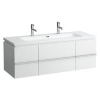Модуль под раковину Case for Living Square 130х47,5х46 см, белая глянцевая, 2 дверцы, 2 ящика, 2 полки Модуль под раковину Case for Living Square 130х47,5х46 см, белая глянцевая, 2 дверцы, 2 ящика, 2 полки