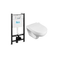 ПЭК Roca Victoria Pack подвесной унитаз Rimless + инсталляция + Slim сиденье дюропласт (7.8931.0.501.0) ПЭК Roca Victoria Pack подвесной унитаз Rimless + инсталляция + Slim сиденье дюропласт (7.8931.0.501.0)