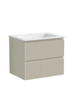 Тумба подвесная SANCOS Snob R 590х445х500, c двумя ящиками оснащенными доводчиками, Beige Soft , арт.SNR60CE Тумба подвесная SANCOS Snob R 590х445х500, c двумя ящиками оснащенными доводчиками, Beige Soft , арт.SNR60CE