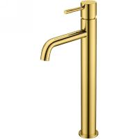 Смеситель для раковины высокий Boheme Uno Gold 462-G Смеситель для раковины высокий Boheme Uno Gold 462-G