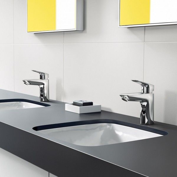 картинка Смеситель для раковины Hansgrohe Logis Керамический картридж со сливным гарнитуром Хром (71077000) картинка Смеситель для раковины Hansgrohe Logis Керамический картридж со сливным гарнитуром Хром (71077000)