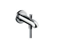 Излив на ванну Hansgrohe E 152 мм с переключателем на душ, хром (13423000) Излив на ванну Hansgrohe E 152 мм с переключателем на душ, хром (13423000)