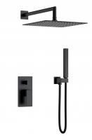 Душевой комплект Boheme Qubic Black 474-3-B Душевой комплект Boheme Qubic Black 474-3-B
