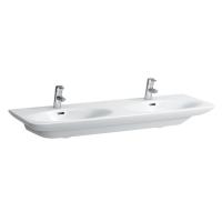 Раковина двойная Laufen Palace 130х48х16.5 керамика, цвет (8107080001041) Раковина двойная Laufen Palace 130х48х16.5 керамика, цвет (8107080001041)