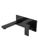 Cмеситель для раковины из стены Boheme Qubic Black 475-B Cмеситель для раковины из стены Boheme Qubic Black 475-B