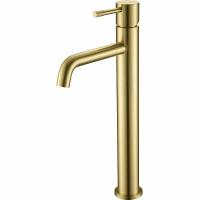 Смеситель для раковины высокий Boheme Uno Matt Gold 462-MG Смеситель для раковины высокий Boheme Uno Matt Gold 462-MG