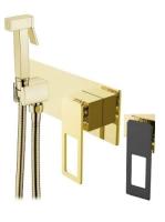 Гигиеническая лейка Q со смесителем GoldBlack Гигиеническая лейка Q со смесителем GoldBlack