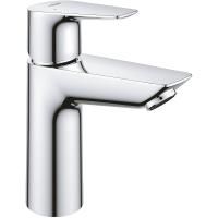 Смеситель для раковины Grohe BauEdge Керамический картридж со сливным гарнитуром Хром (23904001)