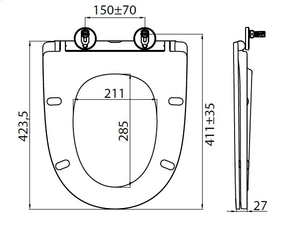 картинка Крышка-сиденье BelBagno BB045/051SC картинка Крышка-сиденье BelBagno BB045/051SC