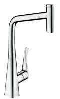 Смеситель для кухонной мойки Hansgrohe Metris Select Керамический картридж, цвет Хром (14884000) Смеситель для кухонной мойки Hansgrohe Metris Select Керамический картридж, цвет Хром (14884000)