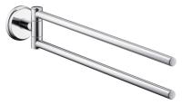Полотенцедержатель Hansgrohe Logis Classic двухрожковый, хром (41612000)