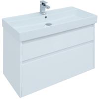 Тумба под раковину Aquanet Nova Lite 90 белый (2 ящика) Тумба под раковину Aquanet Nova Lite 90 белый (2 ящика)