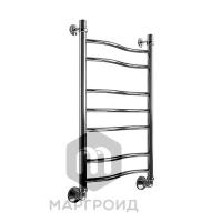 Полотенцесушитель водяной Маргроид Волна форма лесенка 80х60, цвет Хром (Bолна8060) Полотенцесушитель водяной Маргроид Волна форма лесенка 80х60, цвет Хром (Bолна8060)