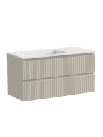 Тумба подвесная SANCOS Snob T левая 995х445х500, Beige Soft , арт.SNT100LCE Тумба подвесная SANCOS Snob T левая 995х445х500, Beige Soft , арт.SNT100LCE