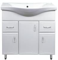 Комплект Тумба Коралл-80/2 (800х850х460) с раковиной Basic 80 (CS00070754) Комплект Тумба Коралл-80/2 (800х850х460) с раковиной Basic 80 (CS00070754)