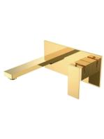 Cмеситель для раковины из стены Boheme Qubic Gold 475-G Cмеситель для раковины из стены Boheme Qubic Gold 475-G
