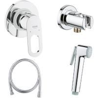 Гигиенический душ со смесителем Grohe BauLoop Хром (124895)