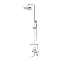 Стойка Lemark Linara LM0462CF для ванны и душа с регулируемой высотой штанги Стойка Lemark Linara LM0462CF для ванны и душа с регулируемой высотой штанги