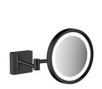 Косметическое зеркало Hansgrohe AddStoris Подвесной, Черный (41790670) Косметическое зеркало Hansgrohe AddStoris Подвесной, Черный (41790670)