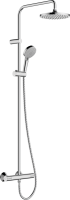 ДУШЕВАЯ СИСТЕМА HANSGROHE VERNIS BLEND SHOWERPIPE 200 1JET ECOSMART С ТЕРМОСТАТОМ 26089000 ХРОМ ДУШЕВАЯ СИСТЕМА HANSGROHE VERNIS BLEND SHOWERPIPE 200 1JET ECOSMART С ТЕРМОСТАТОМ 26089000 ХРОМ