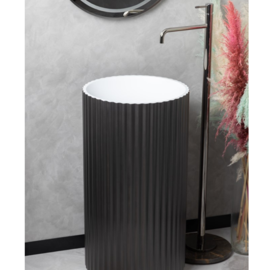 картинка Напольный смеситель для раковины Boheme Uno chrome 107-CR картинка Напольный смеситель для раковины Boheme Uno chrome 107-CR