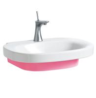 Раковина подвесная Laufen MIMO 60х44х14 санфарфор, цвет Бело-розовый (8115570451041) Раковина подвесная Laufen MIMO 60х44х14 санфарфор, цвет Бело-розовый (8115570451041)