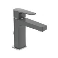 Смеситель для раковины Ideal Standard Керамический картридж со сливным гарнитуром Серый (BC686U8)