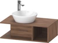 Тумбочка подвесная компакт Duravit D-Neo,1 открытое отделение на правой стороне, 1 консоль с одним вырезом натуральный орех (DE491807979) Тумбочка подвесная компакт Duravit D-Neo,1 открытое отделение на правой стороне, 1 консоль с одним вырезом натуральный орех (DE491807979)
