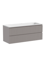 Тумба подвесная SANCOS Snob T 1195х445х500, c двумя ящиками оснащенными доводчиками, Doha Soft, арт.SNT120SM Тумба подвесная SANCOS Snob T 1195х445х500, c двумя ящиками оснащенными доводчиками, Doha Soft, арт.SNT120SM