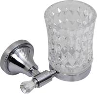 Подстаканник одинарный Fixsen Crystal, стекло, хром (SF-35006) Подстаканник одинарный Fixsen Crystal, стекло, хром (SF-35006)