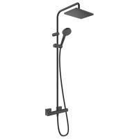 Душевая колонна Hansgrohe Vernis Shape с термостатом, черный (26286670) Душевая колонна Hansgrohe Vernis Shape с термостатом, черный (26286670)