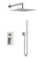 Душевой комплект Boheme Qubic Nickel Brushed 474-3-NB Душевой комплект Boheme Qubic Nickel Brushed 474-3-NB