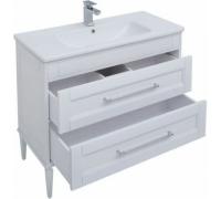 Тумба под раковину Aquanet Бостон 100 белый матовый Тумба под раковину Aquanet Бостон 100 белый матовый