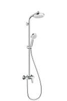 Душевая колонна Hansgrohe Crometta 160 1 jet с однорычажным смесителем (27266400) Душевая колонна Hansgrohe Crometta 160 1 jet с однорычажным смесителем (27266400)