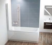 Шторка для ванны распашная Ravak CVS1 80х150 цвет профиля хром (7QR40C00Z1) Шторка для ванны распашная Ravak CVS1 80х150 цвет профиля хром (7QR40C00Z1)
