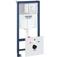 Инсталляция Grohe Rapid SL для унитаза с клавишей смыва Хром (38929000) Инсталляция Grohe Rapid SL для унитаза с клавишей смыва Хром (38929000)