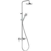 Душевая система KLUDI LOGO DUAL SHOWER SYSTEM для ванны и душа, хром (6808305-00) Душевая система KLUDI LOGO DUAL SHOWER SYSTEM для ванны и душа, хром (6808305-00)