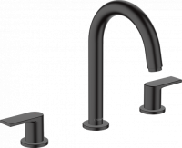 Смеситель для раковины Hansgrohe Vernis Shape Керамическая кран-букса со сливным гарнитуром Черный (71563670) Смеситель для раковины Hansgrohe Vernis Shape Керамическая кран-букса со сливным гарнитуром Черный (71563670)