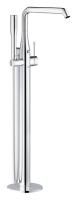 Смеситель для ванны GROHE Essence+ с душевым гарнитуром, верхняя монтажная часть, напольный монтаж, хром (23491001) Смеситель для ванны GROHE Essence+ с душевым гарнитуром, верхняя монтажная часть, напольный монтаж, хром (23491001)